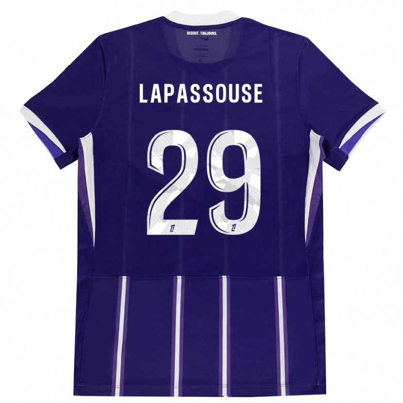 Danxen Dámské Louna Lapassouse #29 Fialová Bílá Domů Hráčské Dresy 2026/27 Dres
