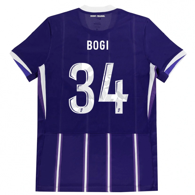 Danxen Dámské Fiona Bogi #34 Fialová Bílá Domů Hráčské Dresy 2026/27 Dres