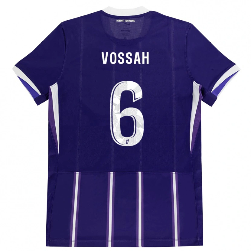 Danxen Dámské Alexis Vossah #6 Fialová Bílá Domů Hráčské Dresy 2026/27 Dres