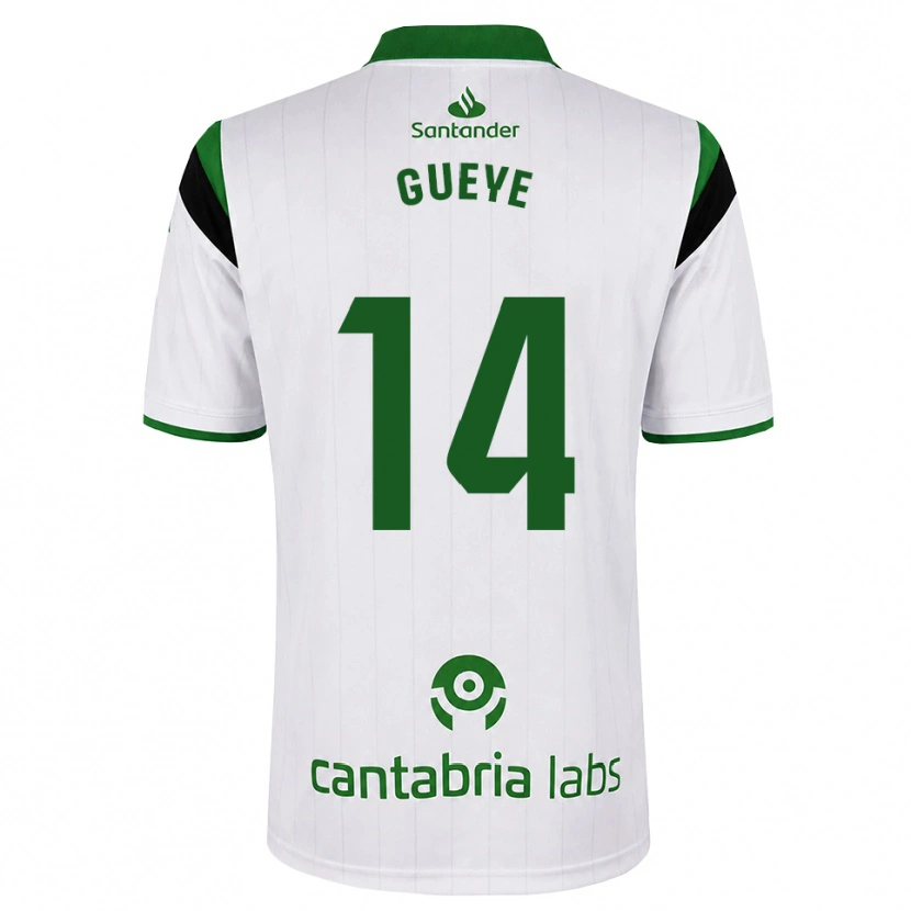 Danxen Dámské Maguette Gueye #14 Bílá Zelená Černá Domů Hráčské Dresy 2026/27 Dres