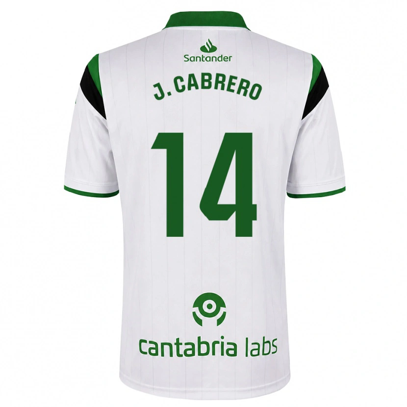 Danxen Dámské Jimena Cabrero De La Llama #14 Bílá Zelená Černá Domů Hráčské Dresy 2026/27 Dres