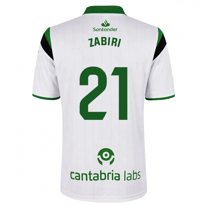 Danxen Dámské Yassir Zabiri #21 Bílá Zelená Černá Domů Hráčské Dresy 2026/27 Dres