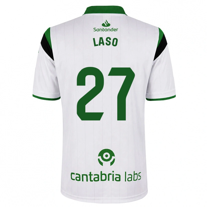 Danxen Dámské Alejandro Laso #27 Bílá Zelená Černá Domů Hráčské Dresy 2026/27 Dres