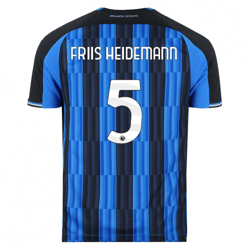 Danxen Dámské Lukas Friis Heidemann #5 Modrá Černá Červená Domů Hráčské Dresy 2026/27 Dres