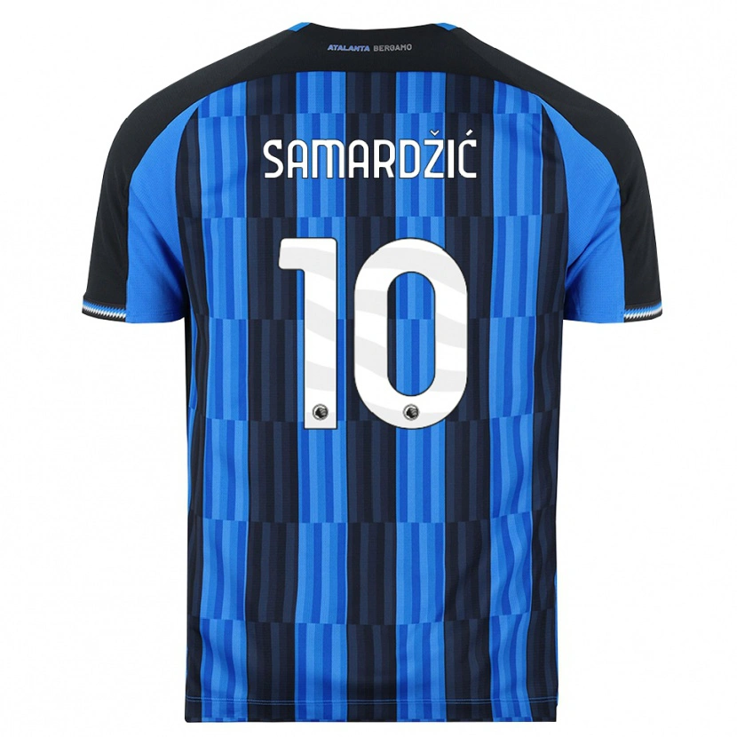 Danxen Dámské Lazar Samardžić #10 Modrá Černá Červená Domů Hráčské Dresy 2026/27 Dres