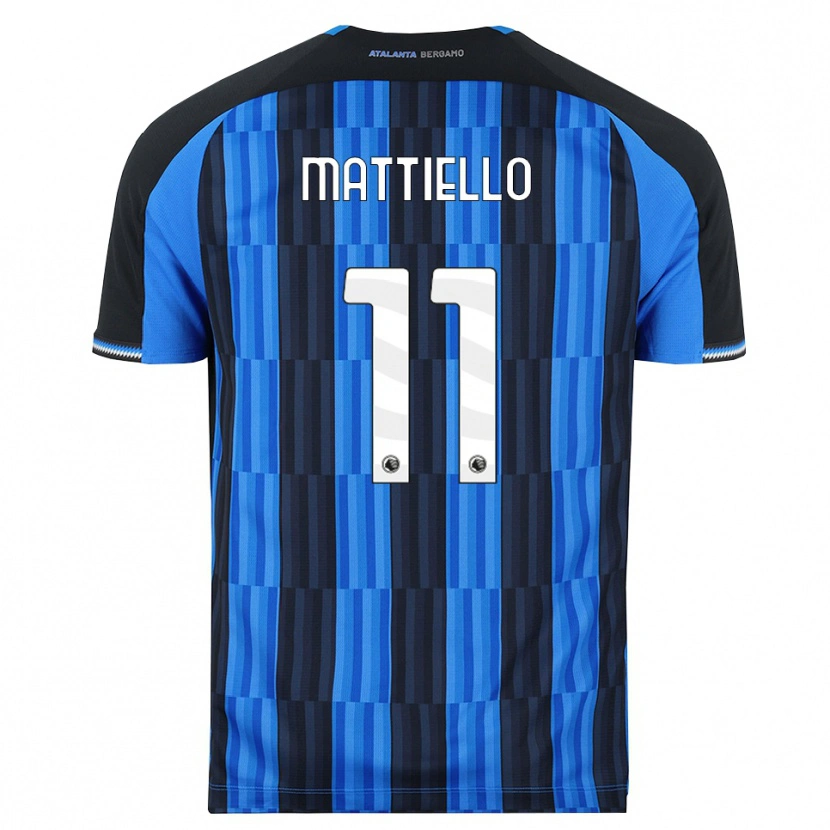 Danxen Dámské Federico Mattiello #11 Modrá Černá Červená Domů Hráčské Dresy 2026/27 Dres