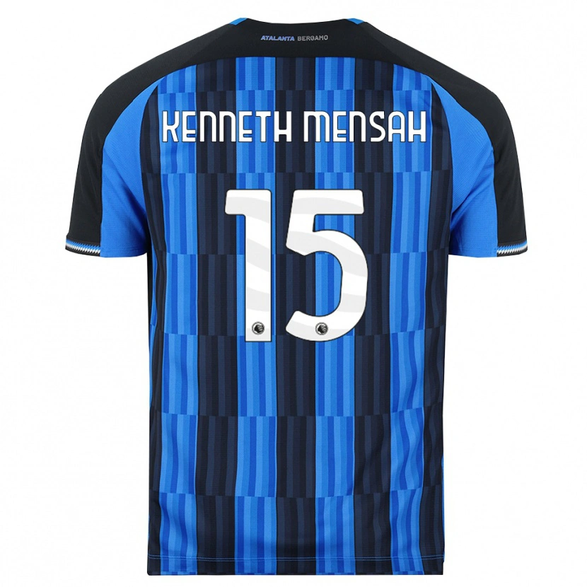 Danxen Dámské Anthony Kenneth Mensah #15 Modrá Černá Červená Domů Hráčské Dresy 2026/27 Dres