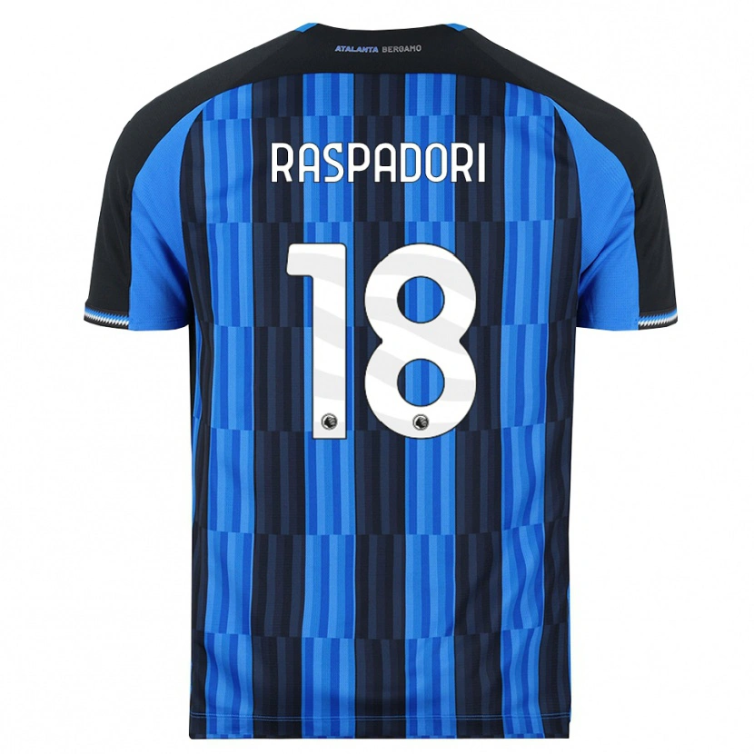 Danxen Dámské Giacomo Raspadori #18 Modrá Černá Červená Domů Hráčské Dresy 2026/27 Dres