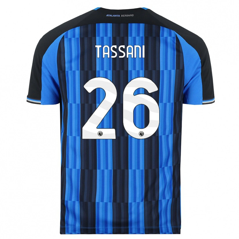 Danxen Dámské Alessandro Tassani #26 Modrá Černá Červená Domů Hráčské Dresy 2026/27 Dres