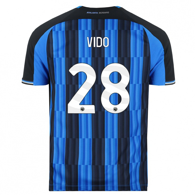 Danxen Dámské Luca Vido #28 Modrá Černá Červená Domů Hráčské Dresy 2026/27 Dres