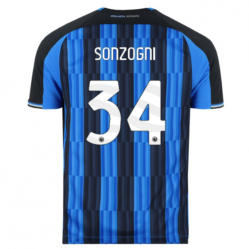 Danxen Dámské Mattia Sonzogni #34 Modrá Černá Červená Domů Hráčské Dresy 2026/27 Dres