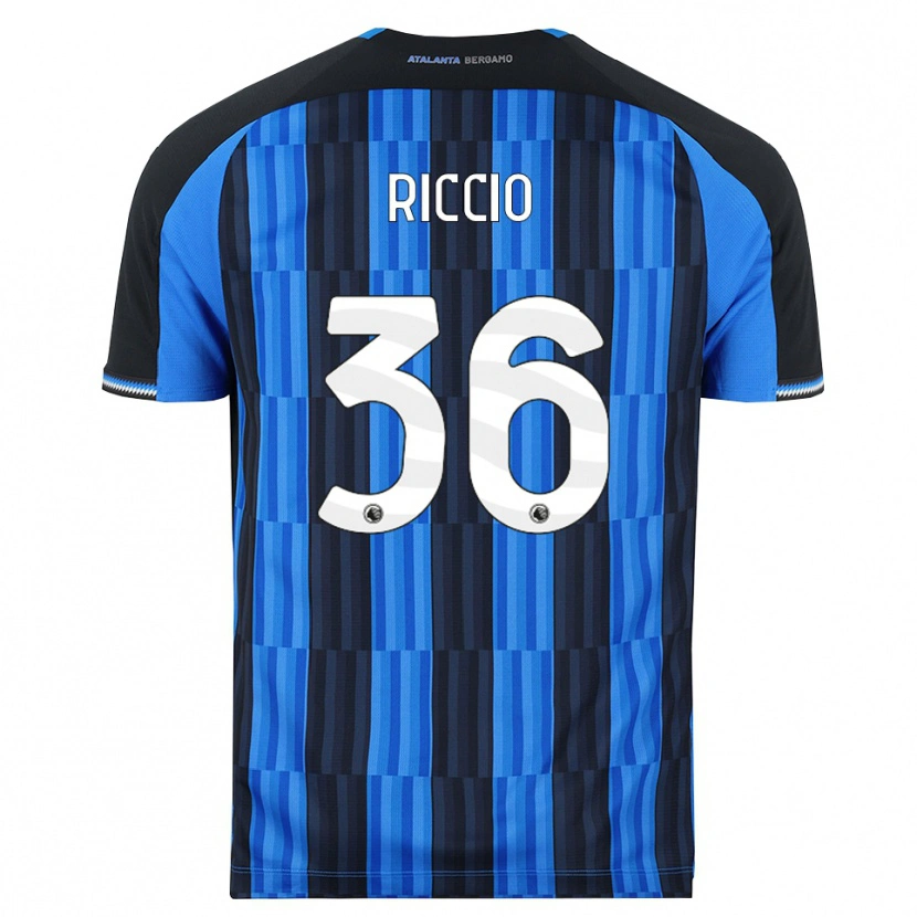 Danxen Dámské Lorenzo Riccio #36 Modrá Černá Červená Domů Hráčské Dresy 2026/27 Dres
