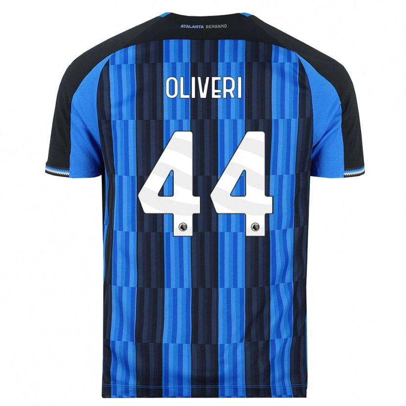 Danxen Dámské Andrea Oliveri #44 Modrá Černá Červená Domů Hráčské Dresy 2026/27 Dres