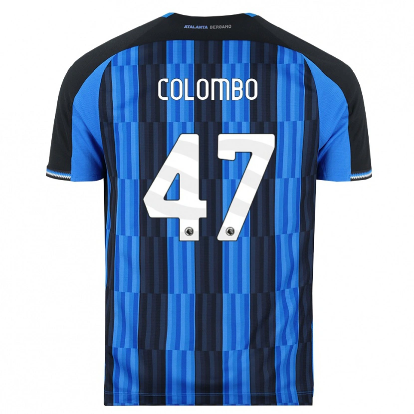 Danxen Dámské Matteo Colombo #47 Modrá Černá Červená Domů Hráčské Dresy 2026/27 Dres