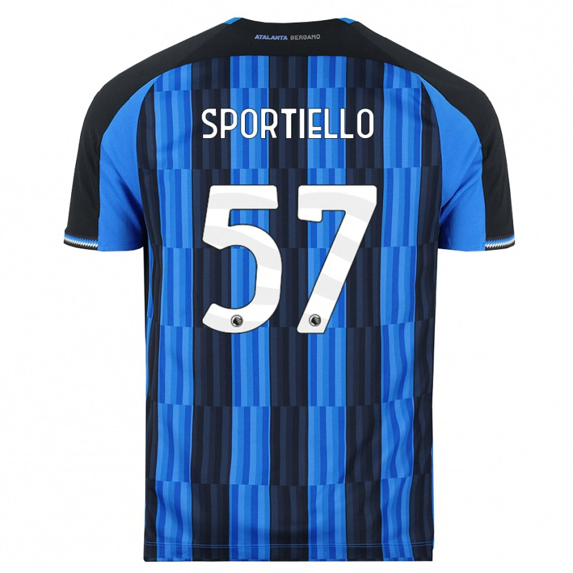 Danxen Dámské Marco Sportiello #57 Modrá Černá Červená Domů Hráčské Dresy 2026/27 Dres