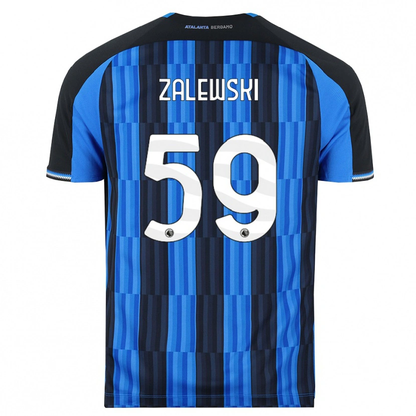 Danxen Dámské Nicola Zalewski #59 Modrá Černá Červená Domů Hráčské Dresy 2026/27 Dres