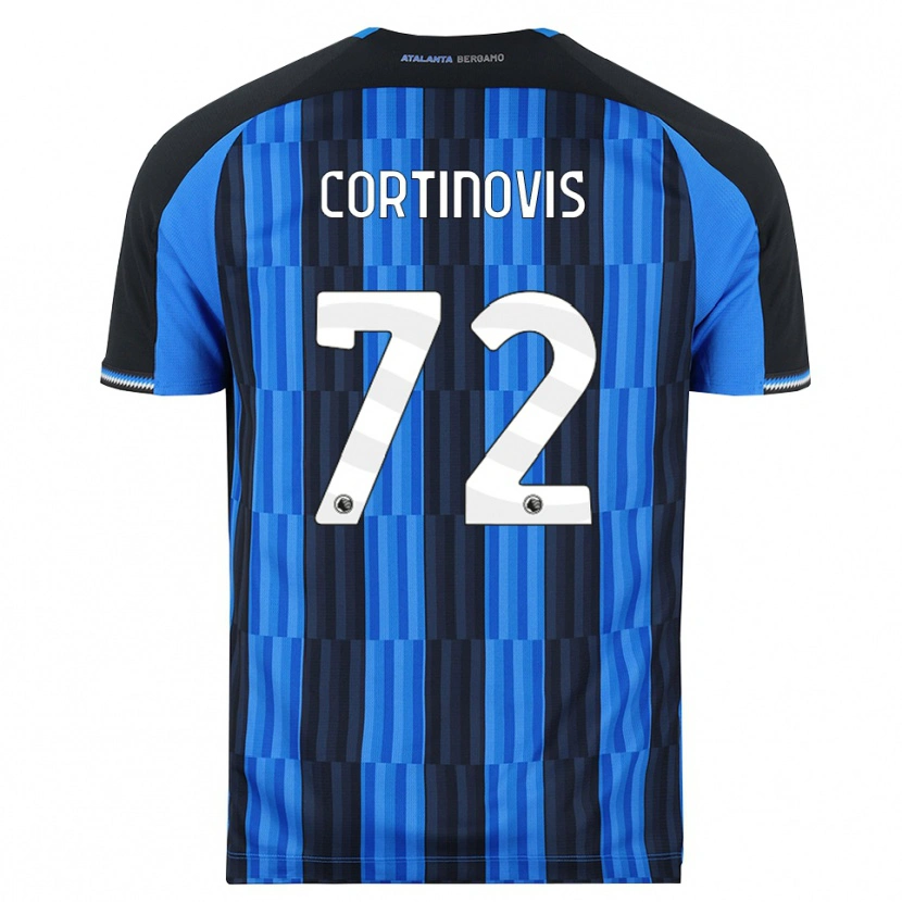 Danxen Dámské Alessandro Cortinovis #72 Modrá Černá Červená Domů Hráčské Dresy 2026/27 Dres