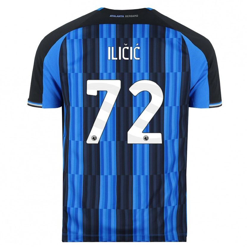 Danxen Dámské Josip Ilicic #72 Modrá Černá Červená Domů Hráčské Dresy 2026/27 Dres