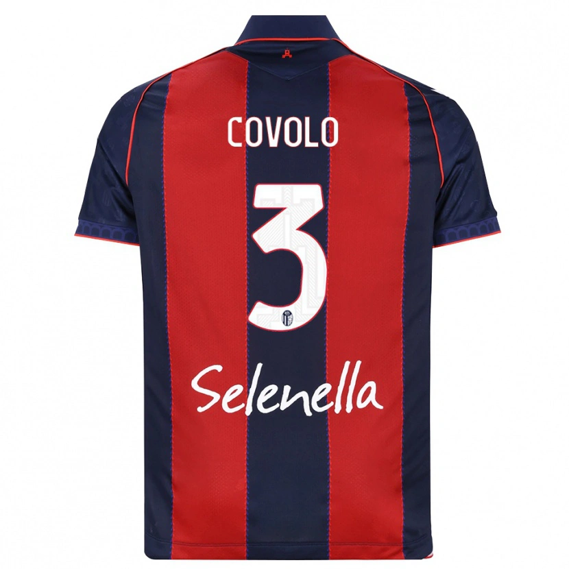 Danxen Dámské Giovanni Covolo #3 Královská Modř Červená Bílá Domů Hráčské Dresy 2026/27 Dres