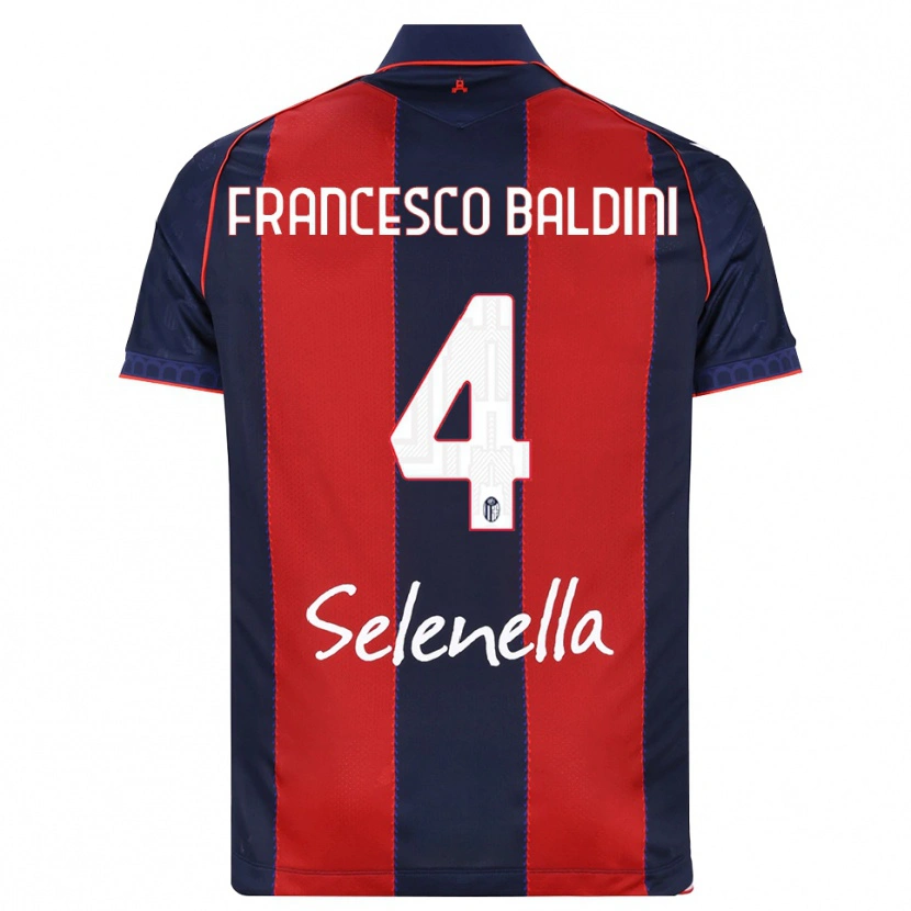 Danxen Dámské Giovanni Francesco Baldini #4 Královská Modř Červená Bílá Domů Hráčské Dresy 2026/27 Dres