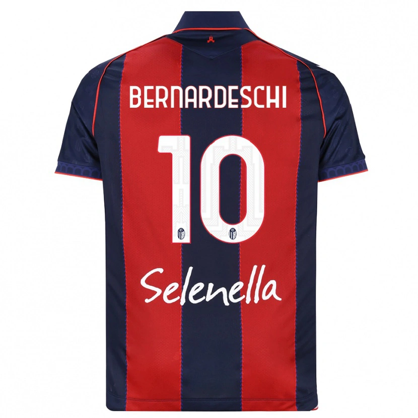 Danxen Dámské Federico Bernardeschi #10 Královská Modř Červená Bílá Domů Hráčské Dresy 2026/27 Dres