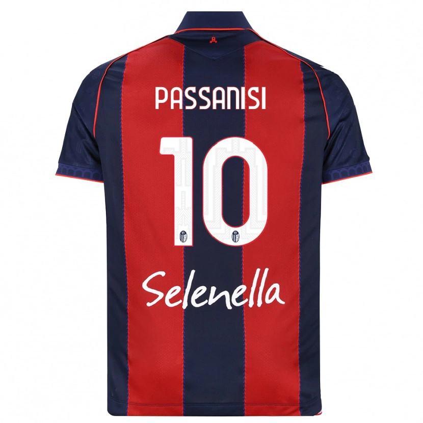 Danxen Dámské Fernando Passanisi #10 Královská Modř Červená Bílá Domů Hráčské Dresy 2026/27 Dres