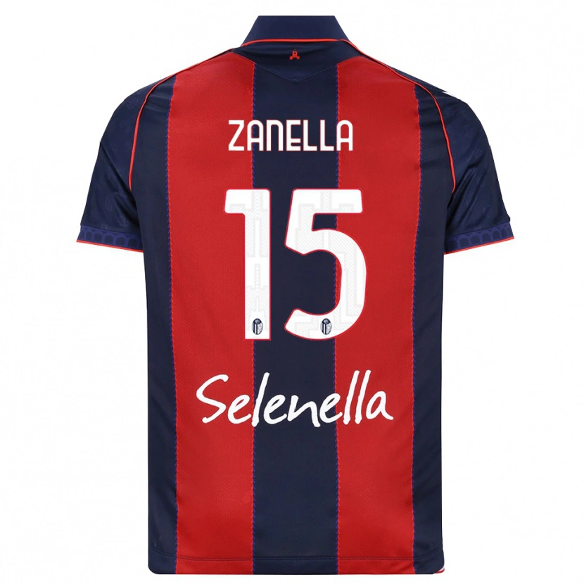 Danxen Dámské Jacopo Zanella #15 Královská Modř Červená Bílá Domů Hráčské Dresy 2026/27 Dres