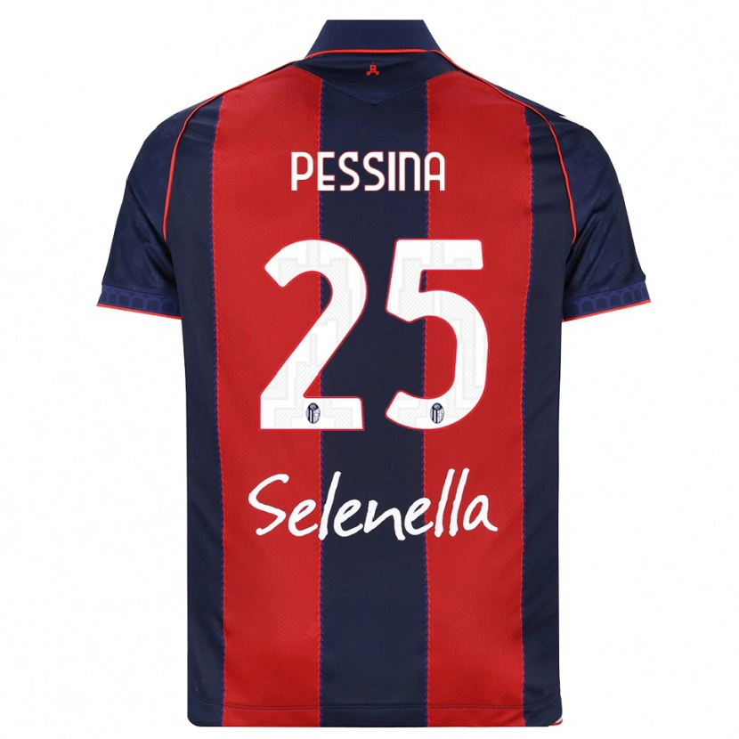 Danxen Dámské Massimo Pessina #25 Královská Modř Červená Bílá Domů Hráčské Dresy 2026/27 Dres