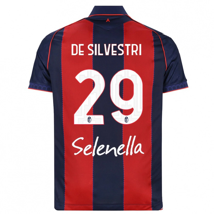 Danxen Dámské Lorenzo De Silvestri #29 Královská Modř Červená Bílá Domů Hráčské Dresy 2026/27 Dres