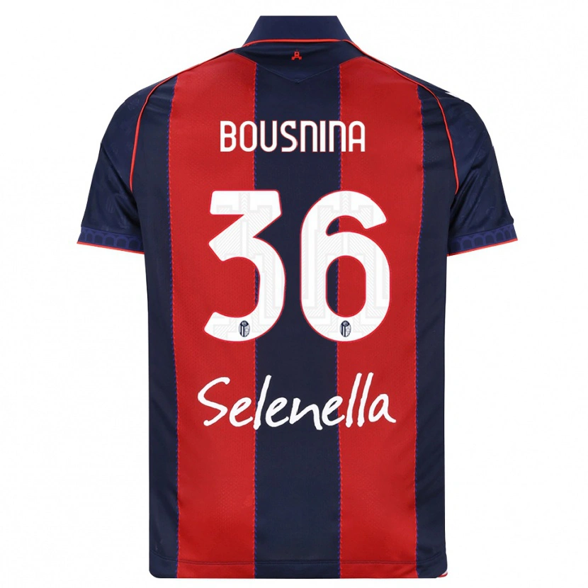 Danxen Dámské Farès Bousnina #36 Královská Modř Červená Bílá Domů Hráčské Dresy 2026/27 Dres