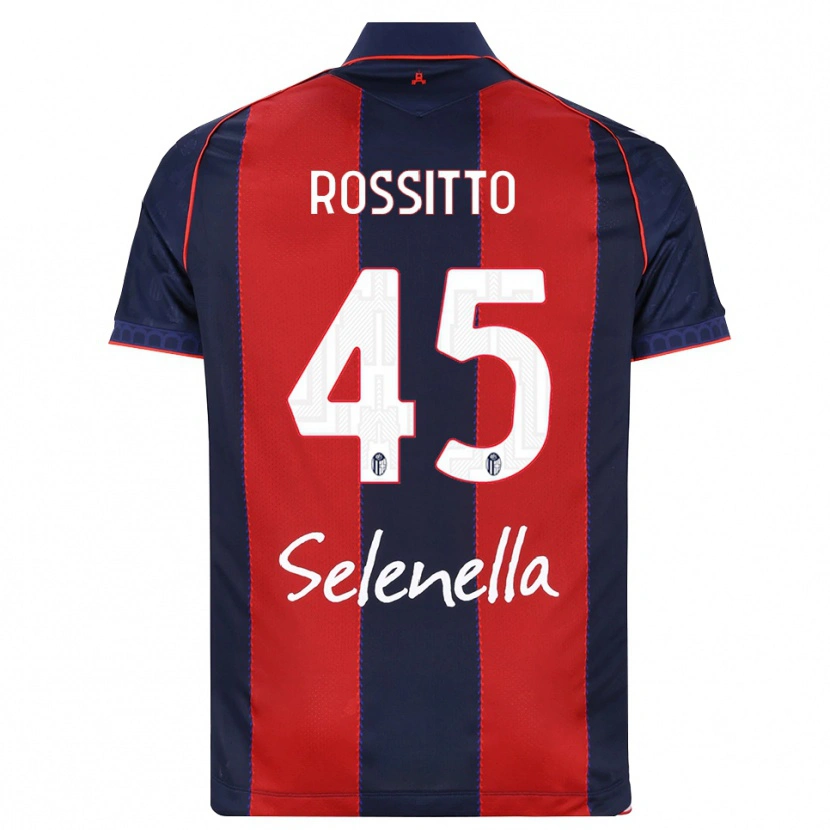 Danxen Dámské Niccoló Rossitto #45 Královská Modř Červená Bílá Domů Hráčské Dresy 2026/27 Dres