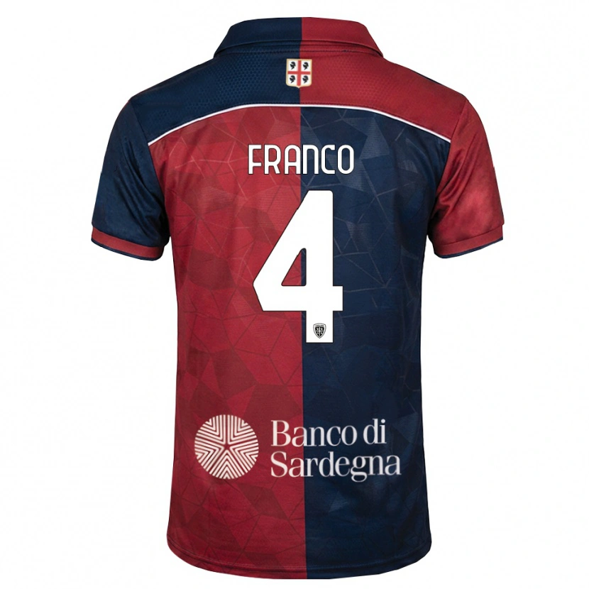 Danxen Dámské Christian Franco #4 Tmavě Červená Královská Modř Domů Hráčské Dresy 2026/27 Dres