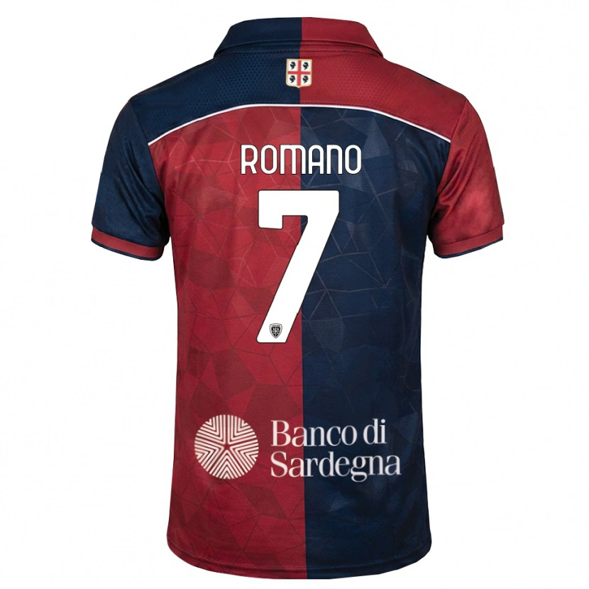 Danxen Dámské Antonio Romano #7 Tmavě Červená Královská Modř Domů Hráčské Dresy 2026/27 Dres