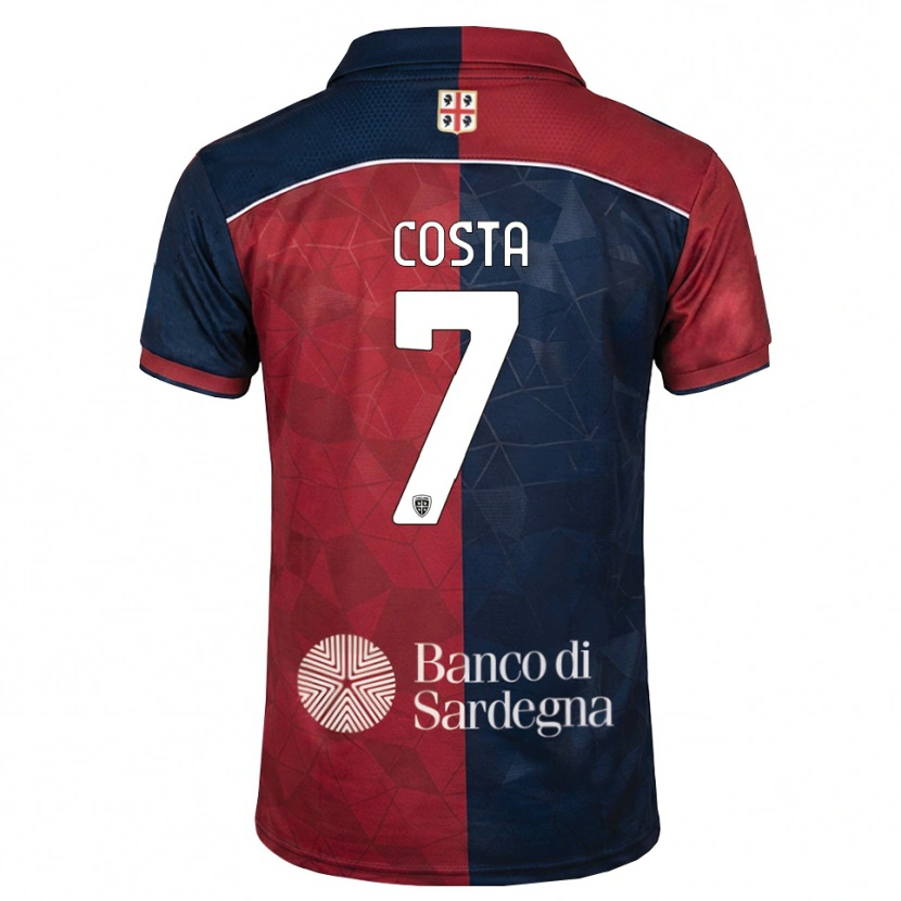 Danxen Dámské Luca Costa #7 Tmavě Červená Královská Modř Domů Hráčské Dresy 2026/27 Dres