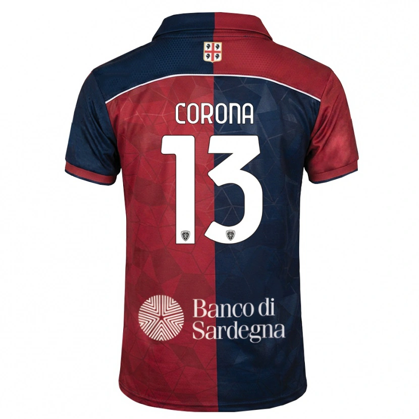Danxen Dámské Claudio Corona #13 Tmavě Červená Královská Modř Domů Hráčské Dresy 2026/27 Dres