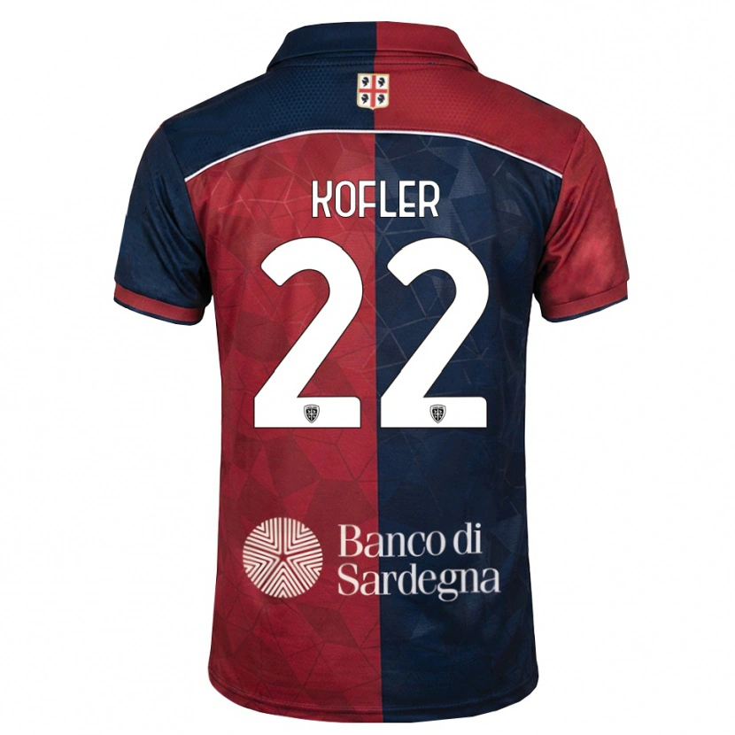Danxen Dámské Raphael Kofler #22 Tmavě Červená Královská Modř Domů Hráčské Dresy 2026/27 Dres