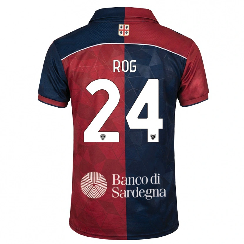 Danxen Dámské Marko Rog #24 Tmavě Červená Královská Modř Domů Hráčské Dresy 2026/27 Dres