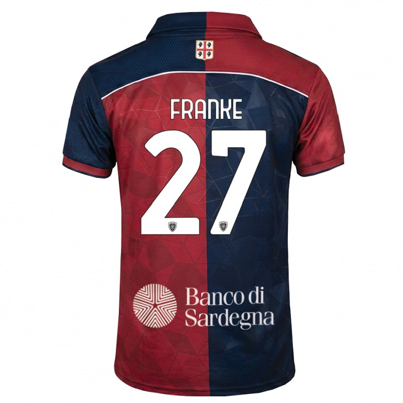 Danxen Dámské Antoni Franke #27 Tmavě Červená Královská Modř Domů Hráčské Dresy 2026/27 Dres