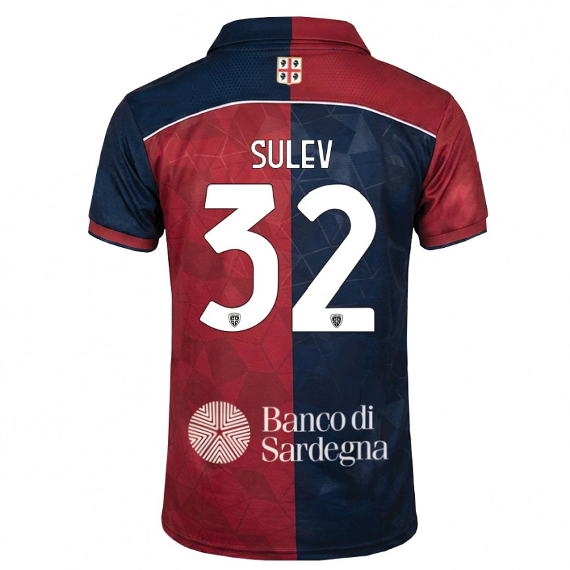 Danxen Dámské Ivan Sulev #32 Tmavě Červená Královská Modř Domů Hráčské Dresy 2026/27 Dres