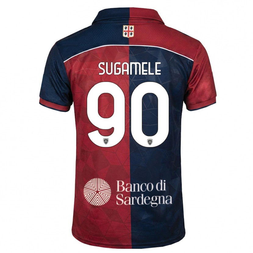 Danxen Dámské Alessandro Sugamele #90 Tmavě Červená Královská Modř Domů Hráčské Dresy 2026/27 Dres