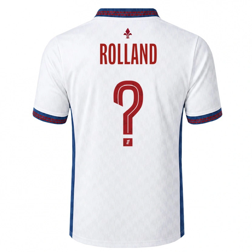 Danxen Dámské Baptiste Rolland #0 Červená Bílá Modrá Daleko Hráčské Dresy 2026/27 Dres