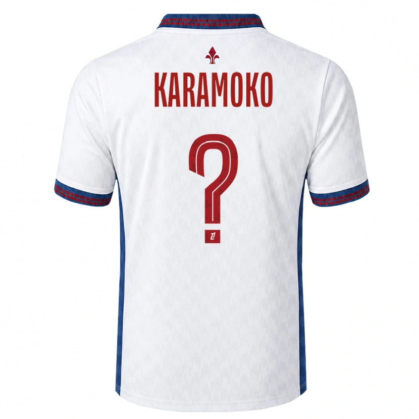 Danxen Dámské Ibrahim Karamoko #0 Červená Bílá Modrá Daleko Hráčské Dresy 2026/27 Dres