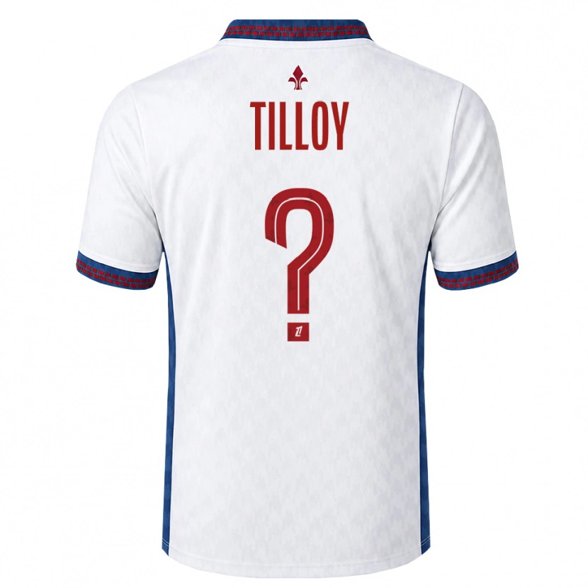 Danxen Dámské Paul Tilloy #0 Červená Bílá Modrá Daleko Hráčské Dresy 2026/27 Dres