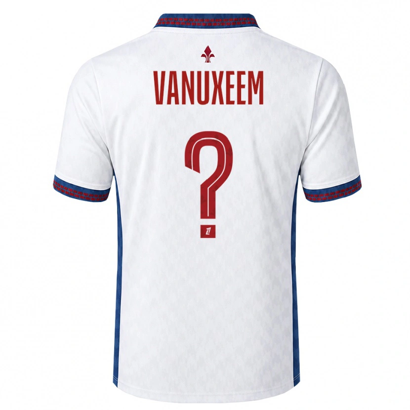 Danxen Dámské Joséphine Vanuxeem #0 Červená Bílá Modrá Daleko Hráčské Dresy 2026/27 Dres
