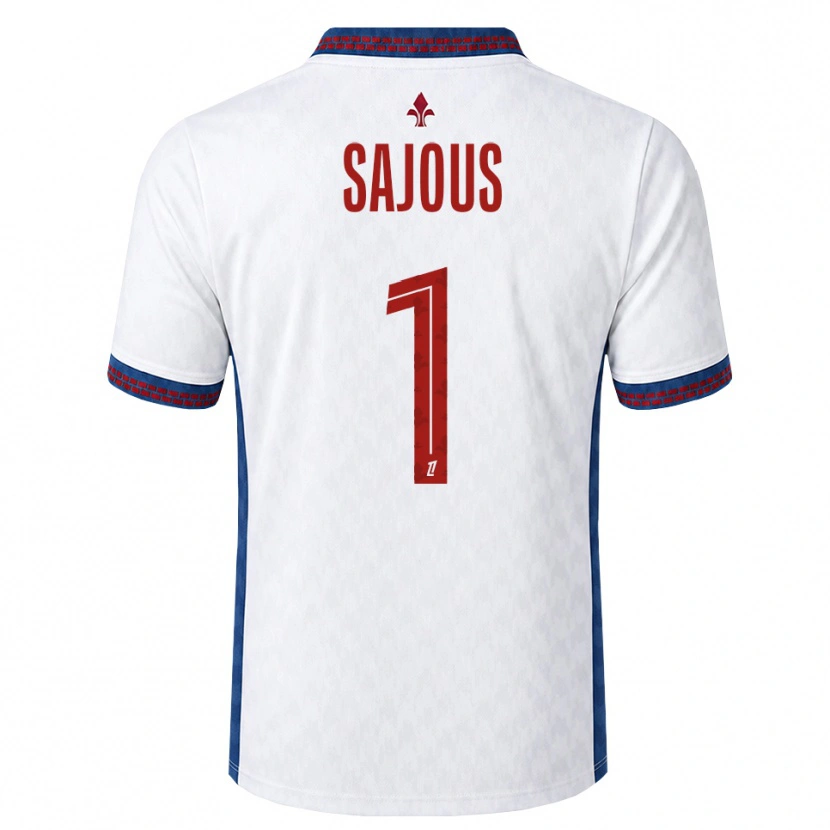 Danxen Dámské Thomas Sajous #1 Červená Bílá Modrá Daleko Hráčské Dresy 2026/27 Dres