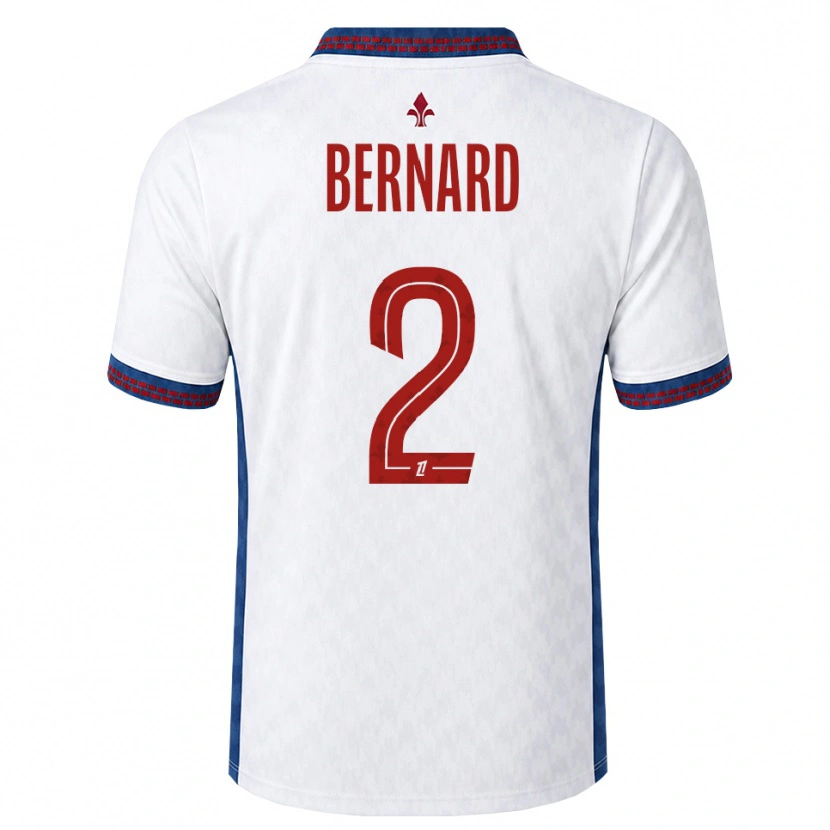 Danxen Dámské Loïk Bernard #2 Červená Bílá Modrá Daleko Hráčské Dresy 2026/27 Dres