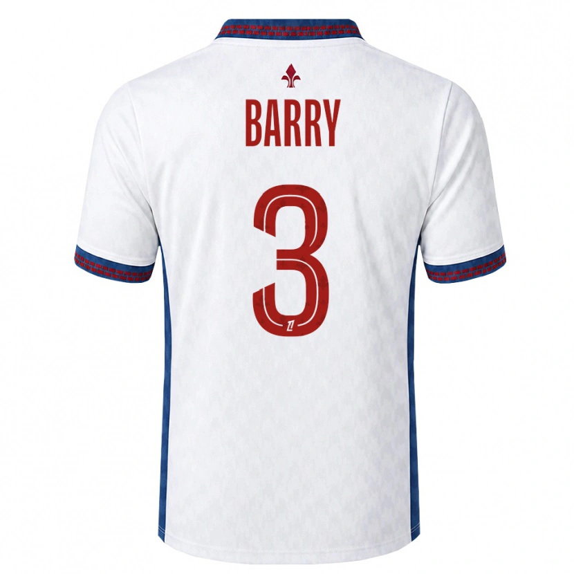 Danxen Dámské Léo Barry #3 Červená Bílá Modrá Daleko Hráčské Dresy 2026/27 Dres