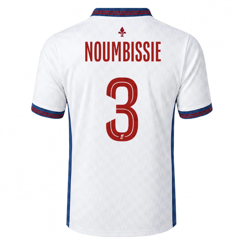 Danxen Dámské Stéphane Noumbissie #3 Červená Bílá Modrá Daleko Hráčské Dresy 2026/27 Dres