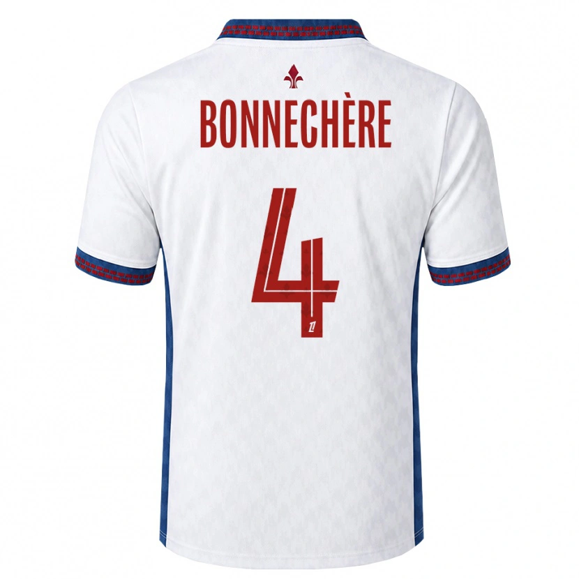 Danxen Dámské Victor Bonnechère #4 Červená Bílá Modrá Daleko Hráčské Dresy 2026/27 Dres