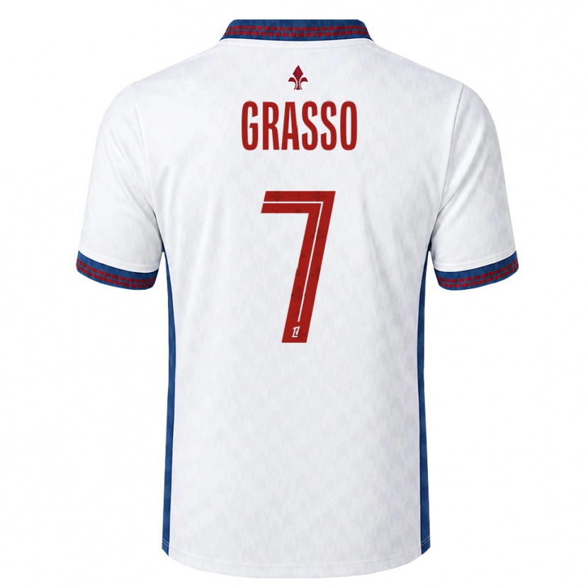 Danxen Dámské Enzo Grasso #7 Červená Bílá Modrá Daleko Hráčské Dresy 2026/27 Dres